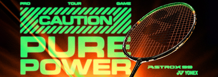 圧倒的パワーと球持ち性能が進化.。新ASTROX99シリーズ